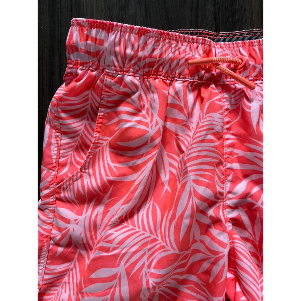 Art Class Swim Trunks Tie Dye Pink Tropical Print Swim size small 6-7 lot of 2 - Picture 8 of 12